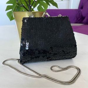 BRAND NEW Black Sequin Elegant Purse/Clutch!!